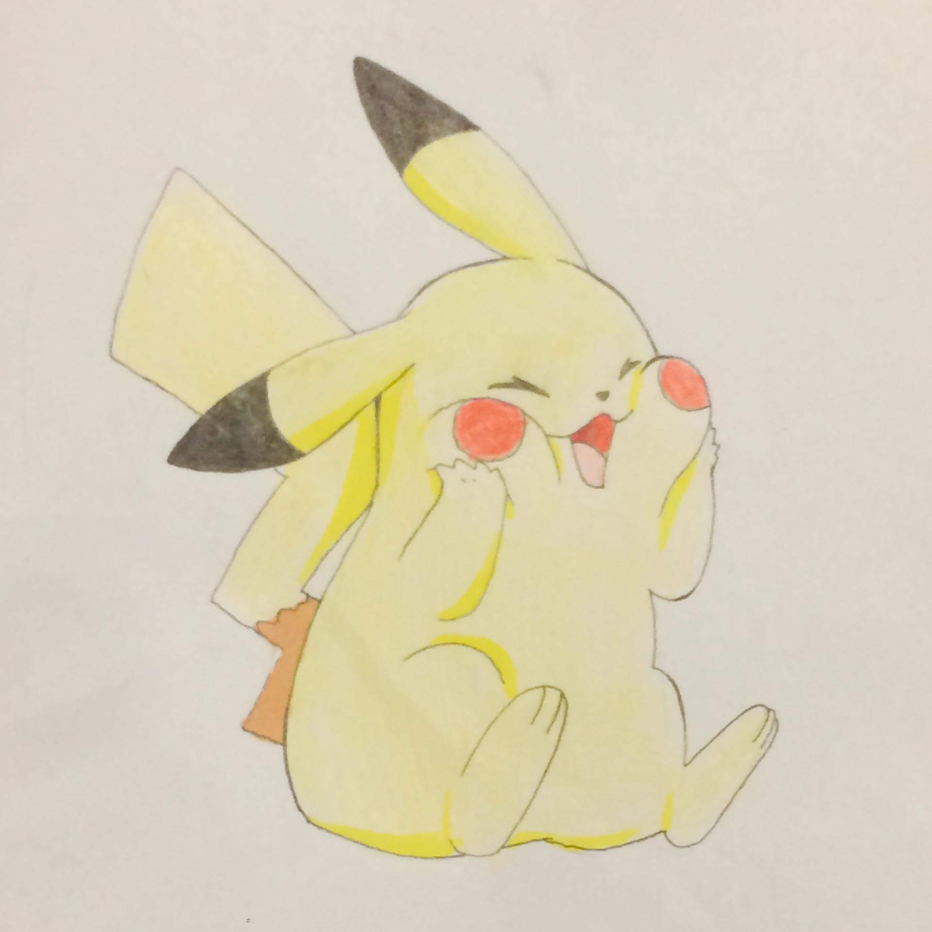 すべての動物画像 最新のhd可愛い ピカチュウ イラスト 簡単