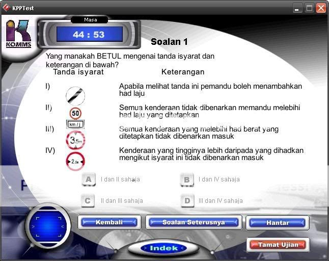 Contoh Soalan Lesen Gdl - Soalan 1