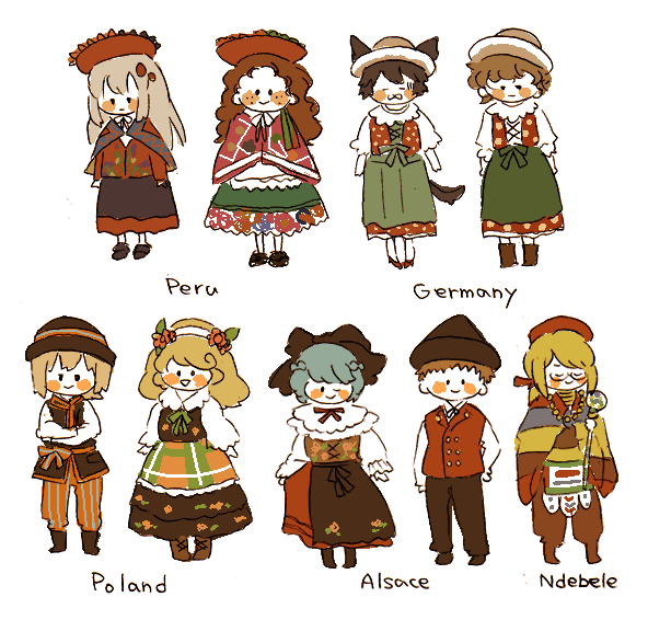 心に強く訴えるかわいい 民族 衣装 イラスト ただのディズニー画像