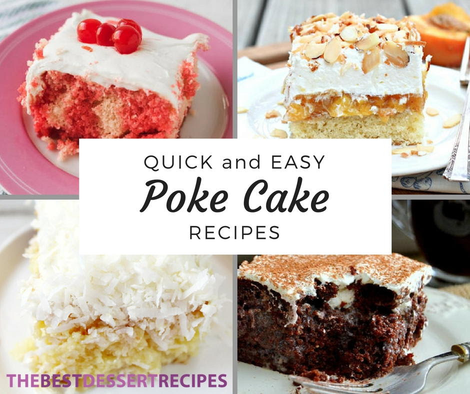In the same bowl, whisk together the hot fudge sundae sauce and 1/4 cup peppermint dairy creamer. 26 Quick And Easy Poke Cake Recipes Thebestdessertrecipes Com
