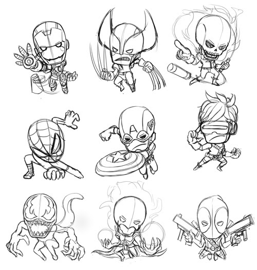 Jppngmuryojs4kt 最も好ましい マーベル キャラクター イラスト 簡単