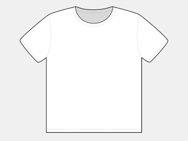 Download Kaos Putih Polos Vector - Model Baju Trending