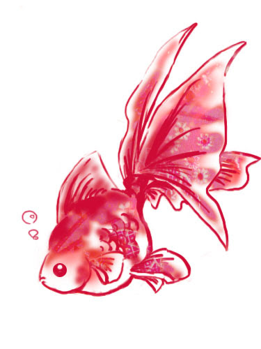 Japan Image 金魚 イラスト 綺麗