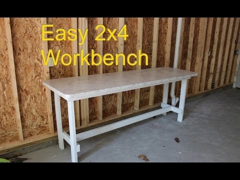 Workbench From 2x4's - Easy Build Plans