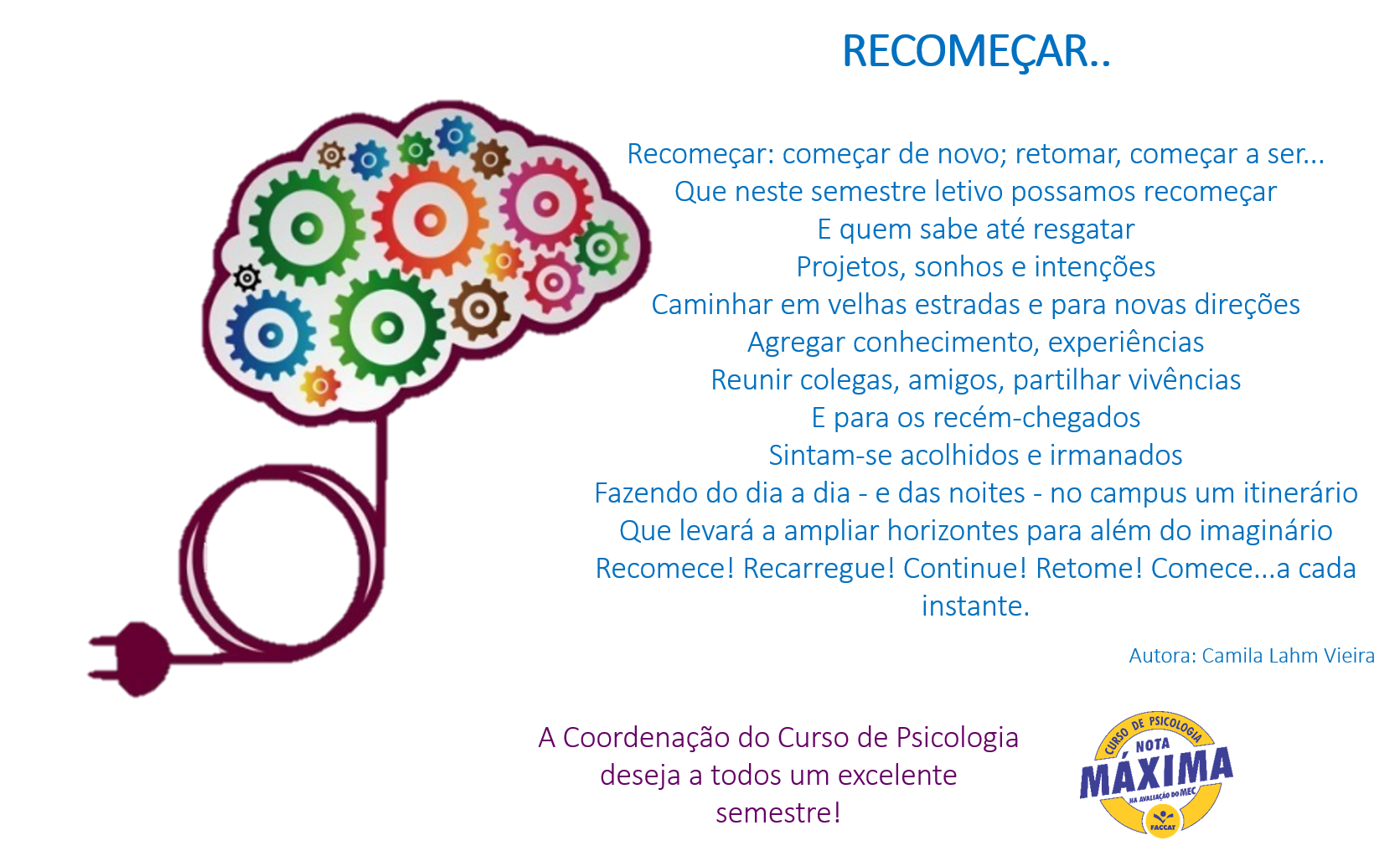 Carta De Apresentação E Boas Vindas