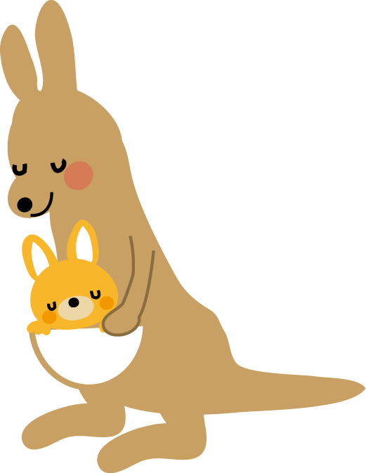 最高カンガルー イラスト かわいい 最高の動物画像