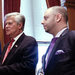 State Senator Dean G. Skelos, left, and his son, Adam Skelos, in January.