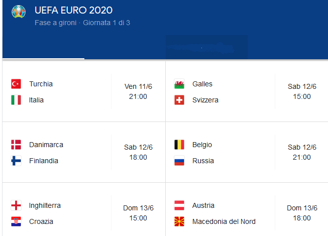 Uefa.com è il sito ufficiale della uefa, l'unione europea delle federazioni calcistiche europee, e organo di governo del calcio in europa. Uefa Euro 2020 L Italia Sfidera La Turchia A Roma Nella Gara Inaugurale Aostasports It