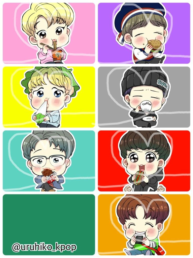 最も好ましい Bts キャラクター 壁紙 可愛い