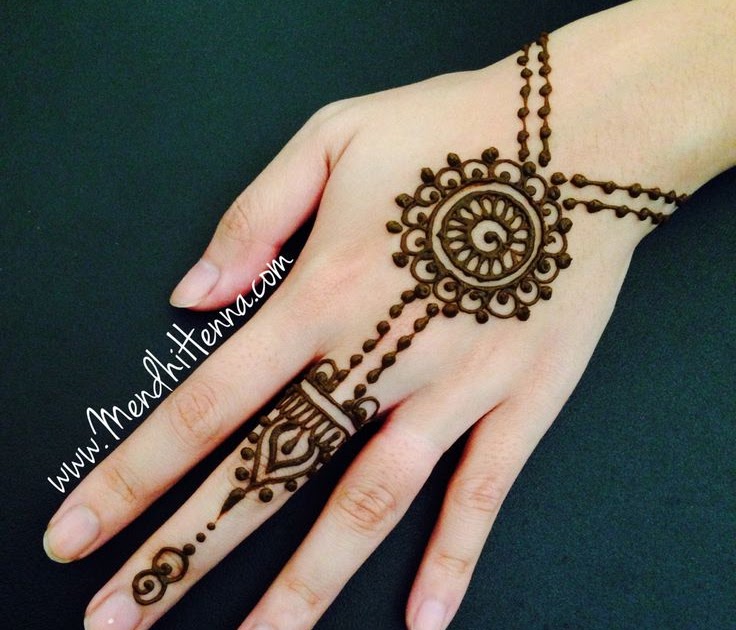 24 Terbaru Gambar Henna Tangan Simple Untuk Anak Anak