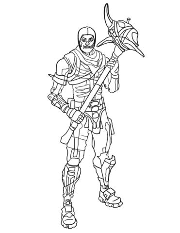 Finde die besten angebote für fortnite pop skull trooper und spare geld. Fortnite Skull Trooper Coloring Page Free Printable Coloring Pages