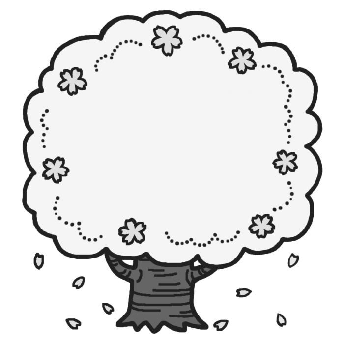 99以上 木 イラスト 白黒 木 イラスト 白黒 モノクロ