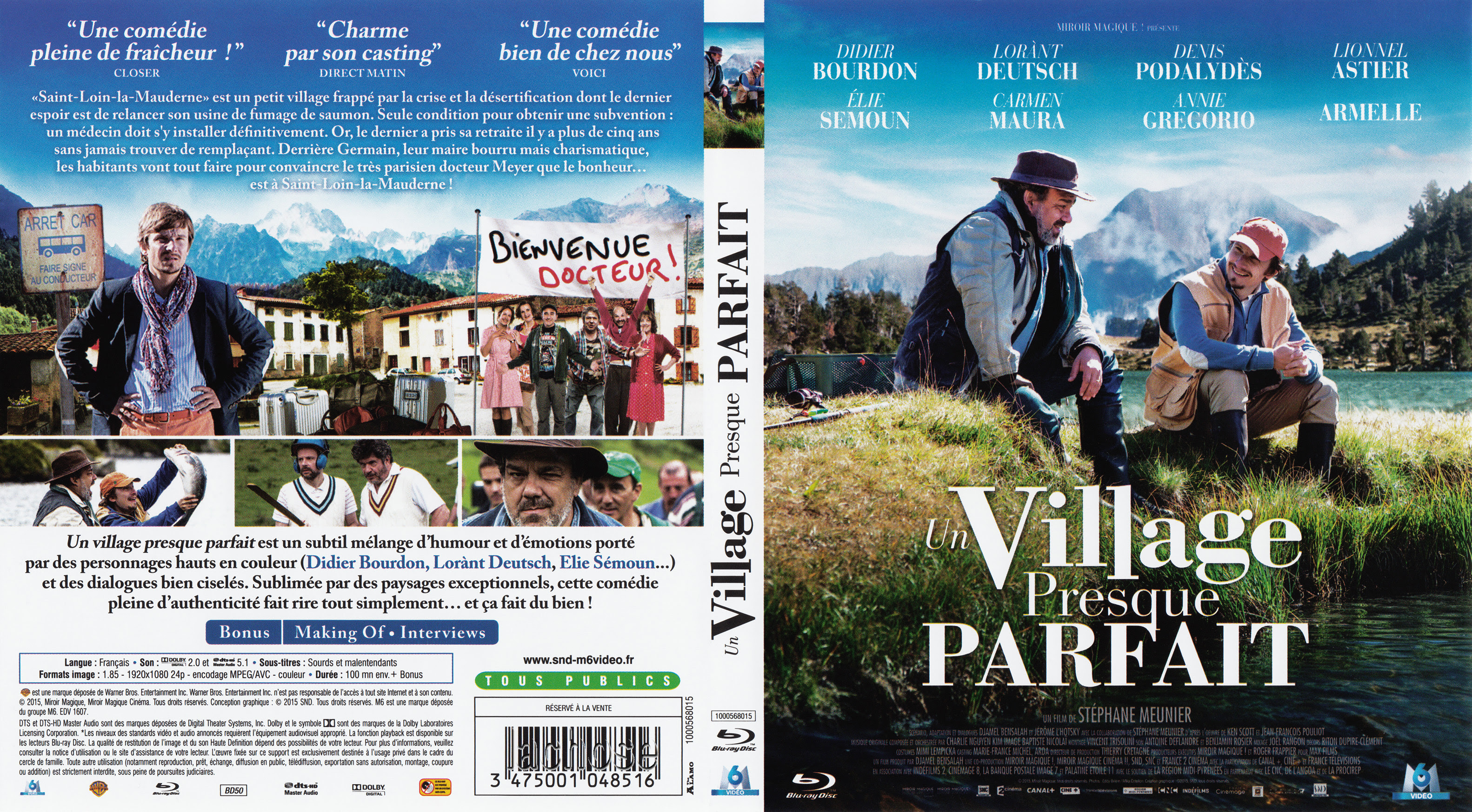 Comédie année de production : Jaquette Dvd De Un Village Presque Parfait Blu Ray Cinema Passion