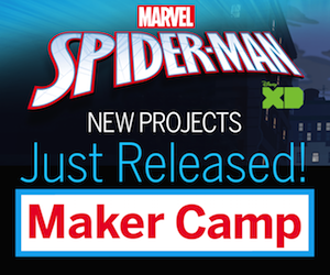 Just Released! Marvel Spider-man Project on Maker Camp