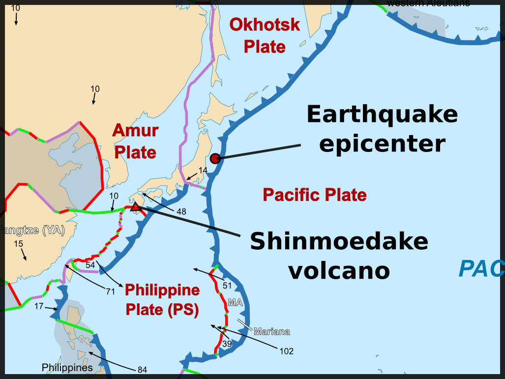 While volcanoes cause major destruction and inconvenience during their eruptions, many of them are also tourist attractions for their. Volcanic Eruption In Japan Shinmodake Montessori Muddle