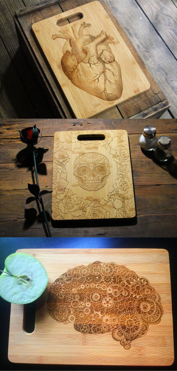 If you have serious overheating problems, drill the holes closer together. 50 Unique Cutting Boards That Make Cooking Fun Personal