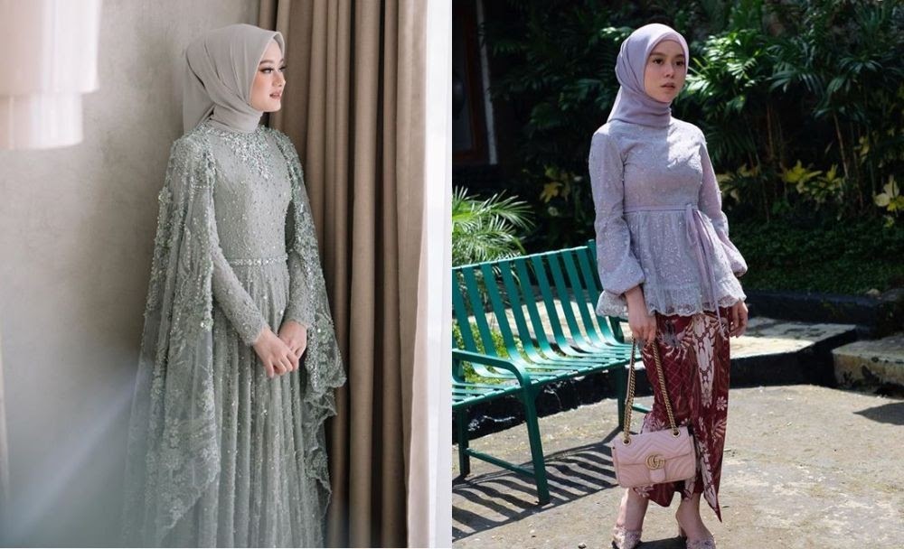  Model  Baju Kebaya  Lesti  Terbaru Gaya Hijab Lesti  Foto 