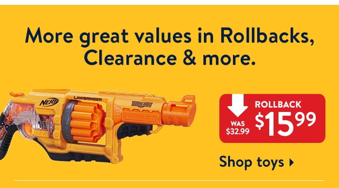 Rollbacks in toys