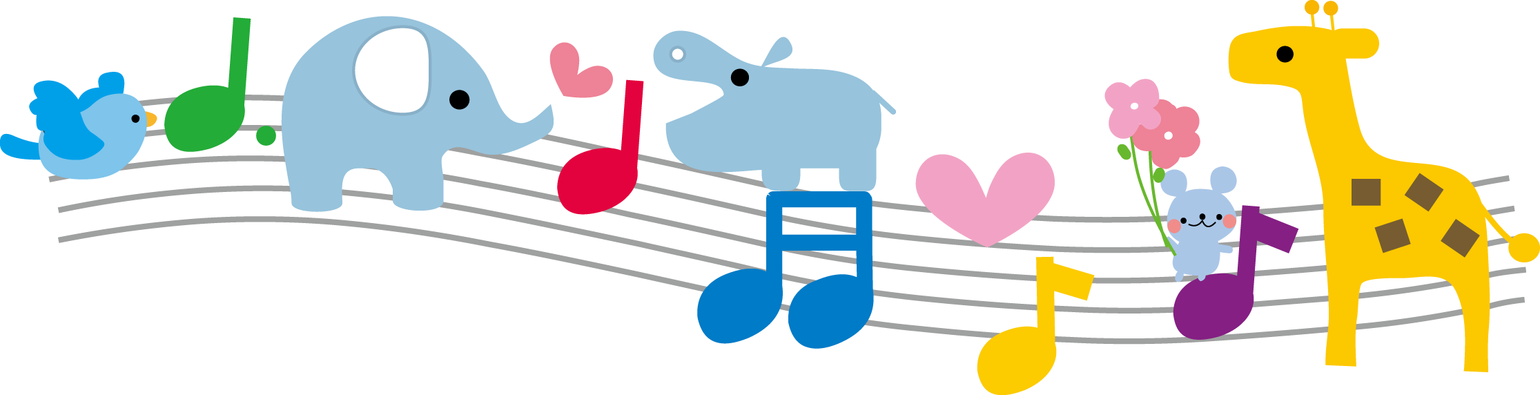 元の音符 画像 フリー 無料イラスト集