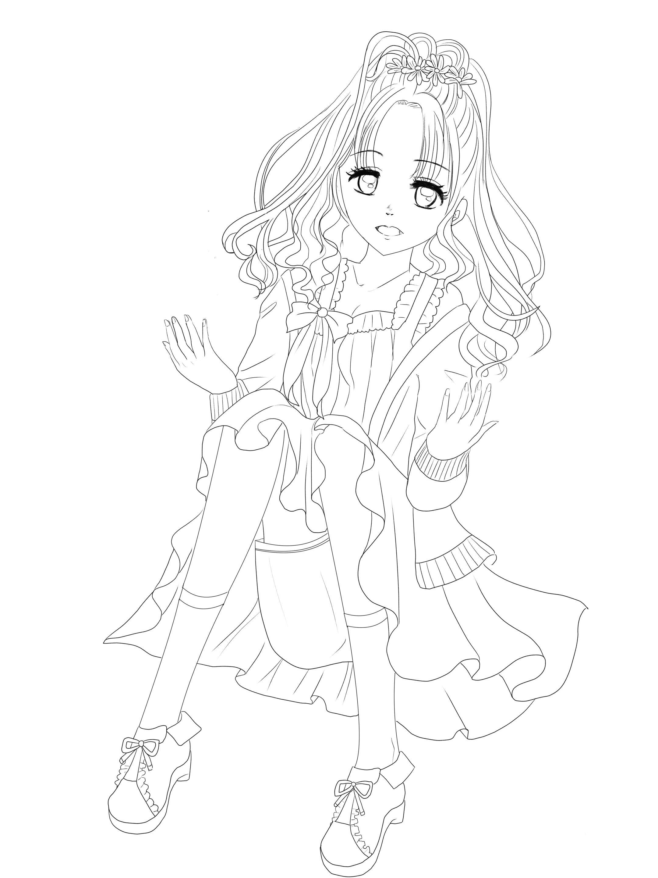 最も欲しかった イラスト 女の子 可愛い塗り絵 7468 Josspicturehzegu