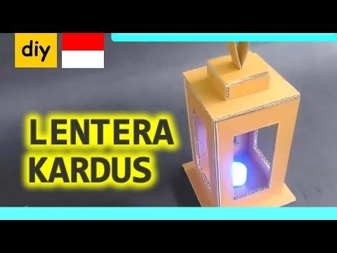 Hot Cara  Membuat  Lentera dari  Kardus  Bekas Kerajinan 