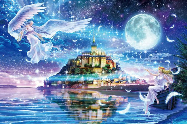 最高のイラスト画像 75 ファンタジック 綺麗 な 風景 イラスト