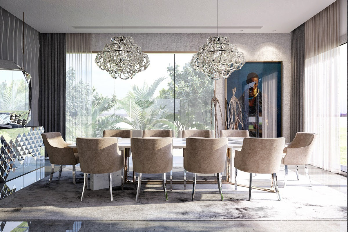 The centerpiece becomes an essential item for your dining table. 51 Luscious Luxury Dining Rooms Plus Tips And Accessories For Decorating Yours
