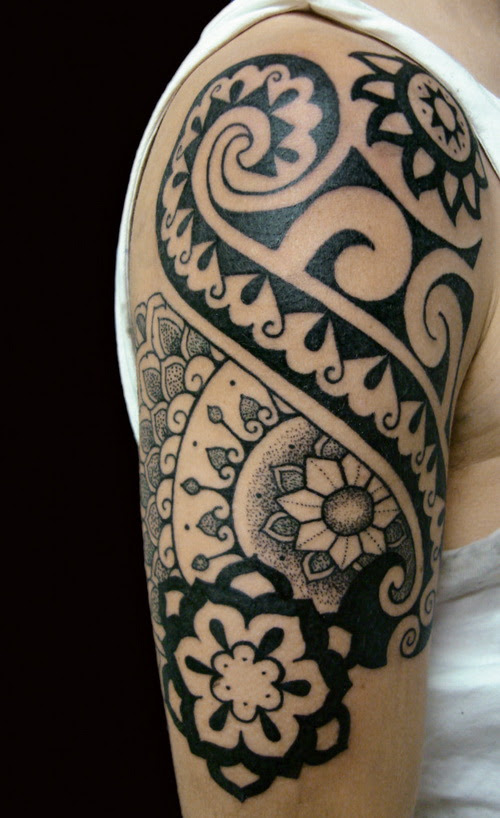 Tumblr Tribal Tattoos For Men Half Sleeve 2015