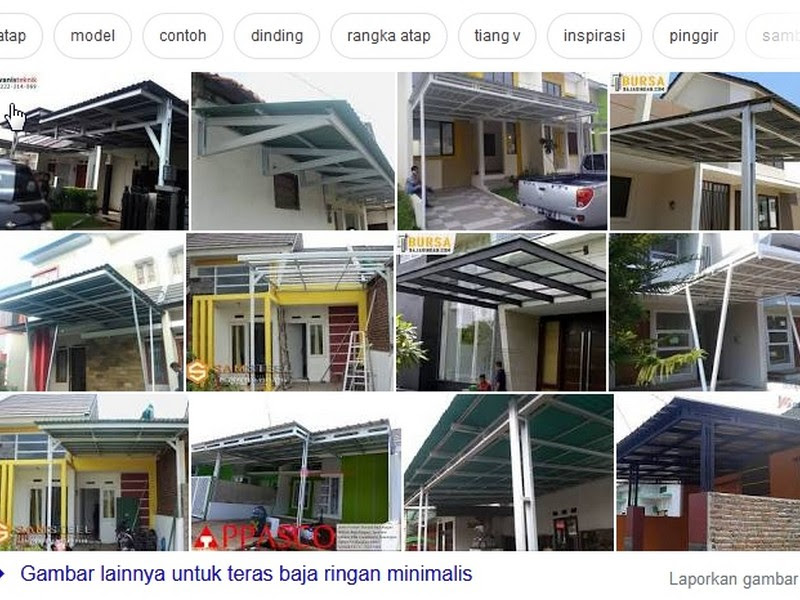 Pada dasarnya kanopi berfungsi untuk melindungi dari panas maupun hujan, sehingga tidak aneh jika berbagai model rumah mulai model klasik, modern maupun model rumah minimalis, mempercantik halaman. Teras Baja Ringan Minimalis Wilayah Solo Karanganyar 085725072225 Kayamara Property