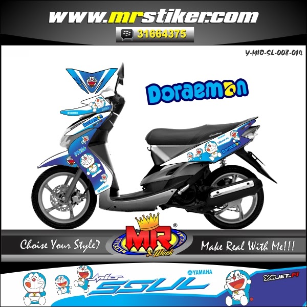 Ide Terpopuler 38 Stiker  Motor Doraemon  Mio Soul