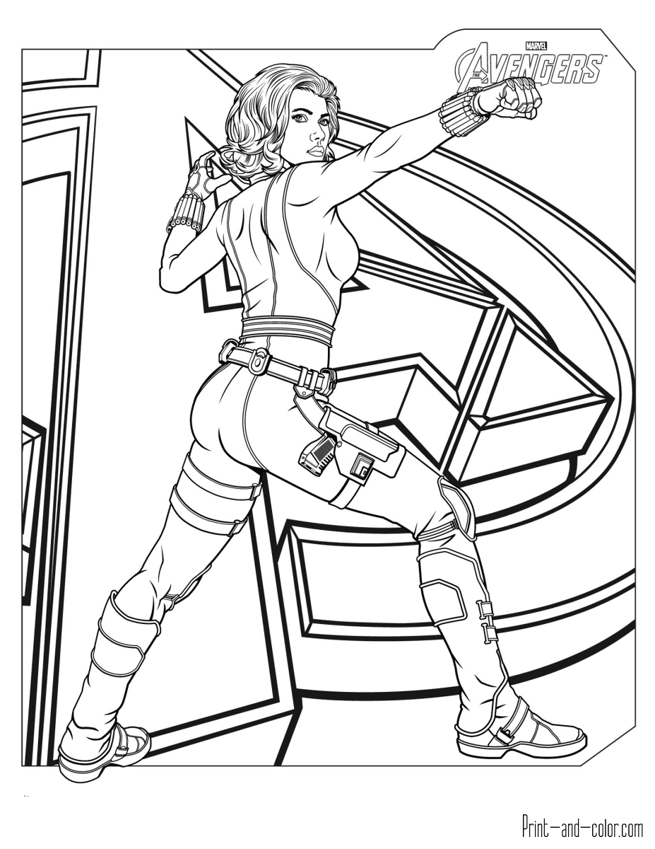 Please check license info in the source link for additional information. Avengers Coloring Pages Print And Color Com