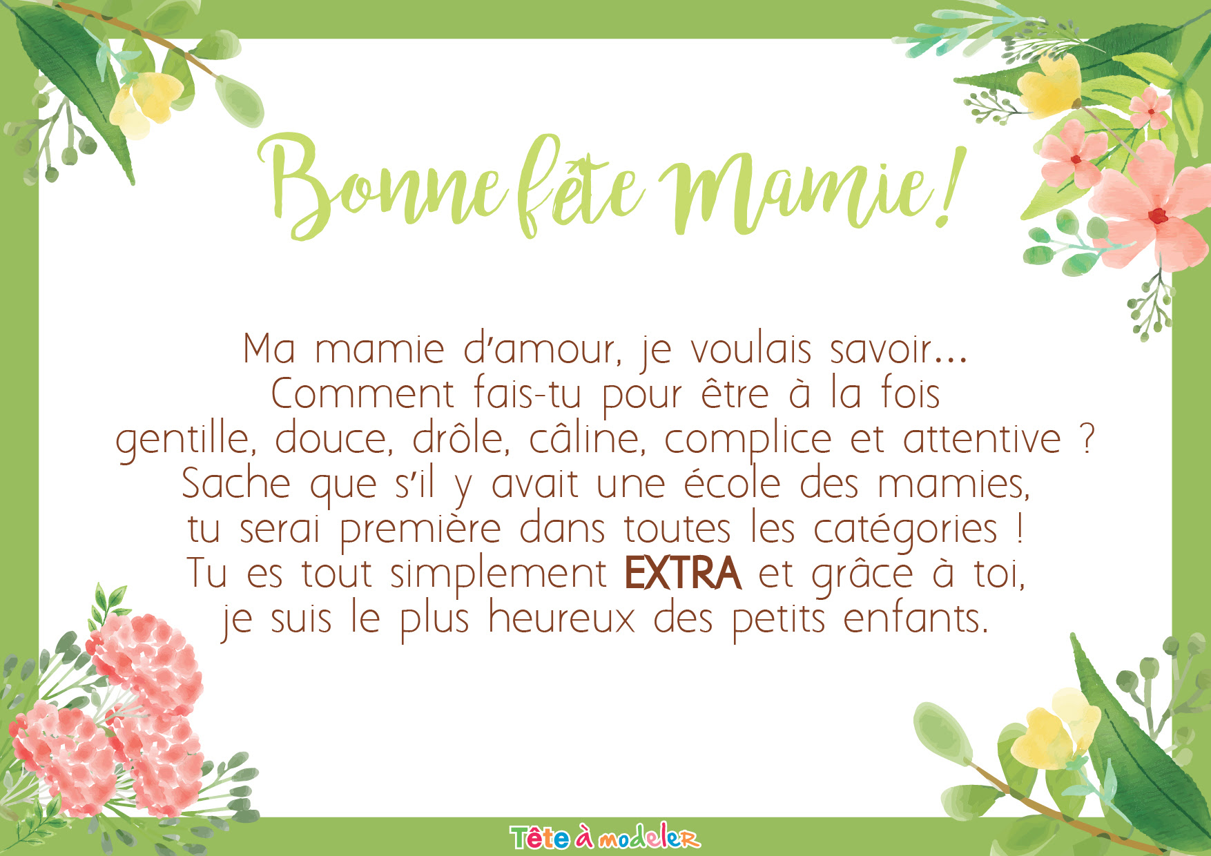 Poeme Court Anniversaire Mamie Jacqui Chieko