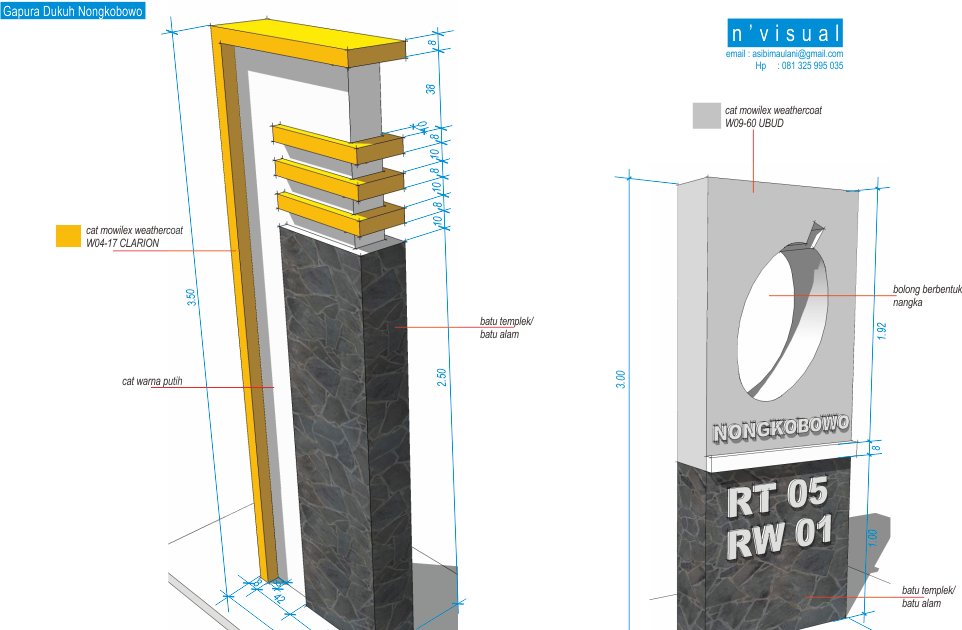  Desain  Pagar Dan Gapura  Masjid Desain  Rumah Mesra