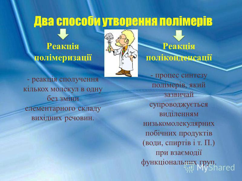 Презентация на тему: "Пластмаси Реакції полімеризації та ...