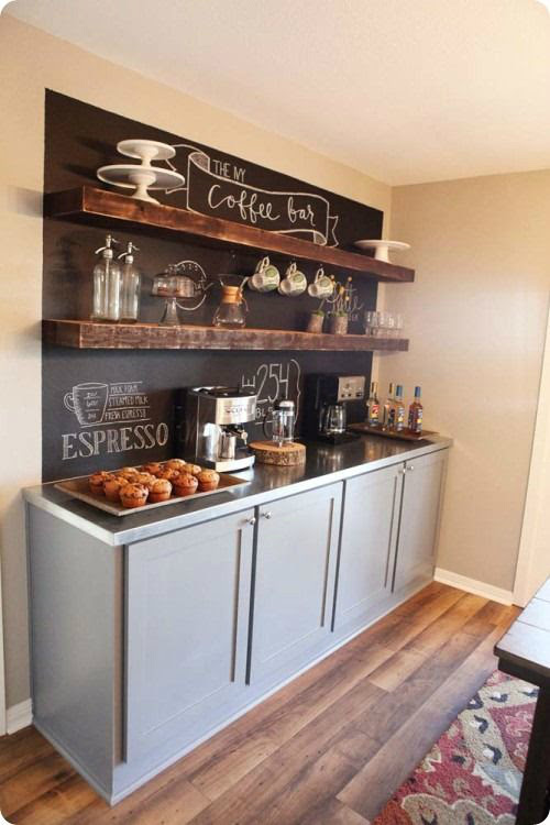 The modern, minimalist style it holds makes it the perfect addition to your coffee spot as it gives it that cozy but stylish vibe. Coffee Bar Ideas 40 Ideas For The Best Home Coffee Station Decoholic