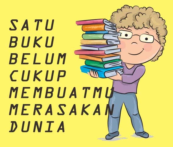 40+ Koleski Terbaik Poster Ajakan Membaca Buku - Alauren Self