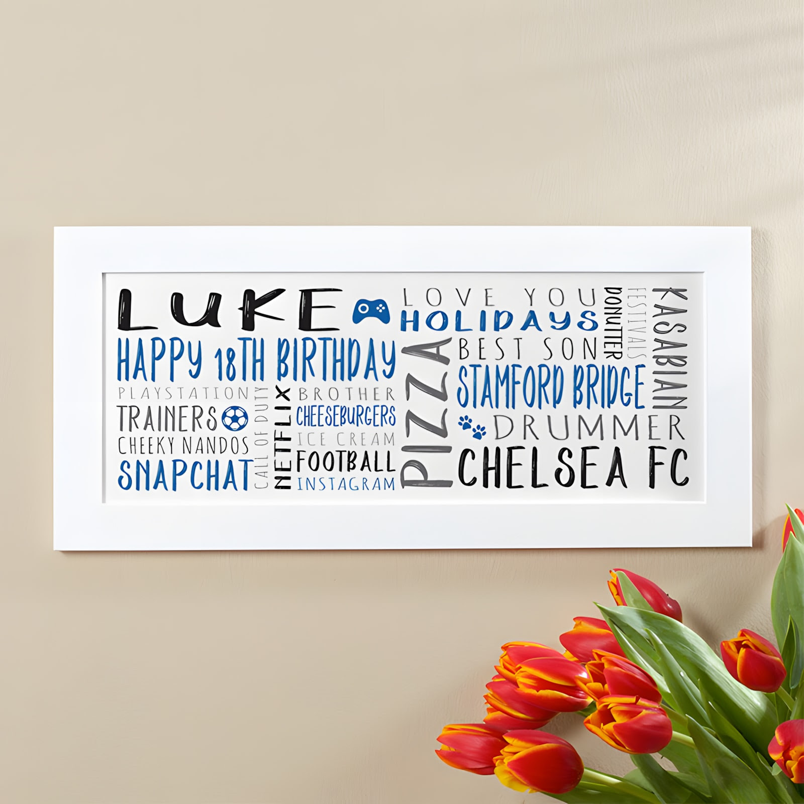 We have a unique selection of personalised mementoes, sweet treats and cool accessories to celebrate their big. 18th Birthday Gifts For Him Chatterbox Walls Custom Wall Art