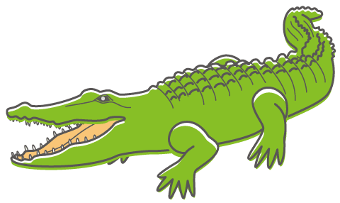 新鮮なワニ イラスト かわいい 無料イラスト集