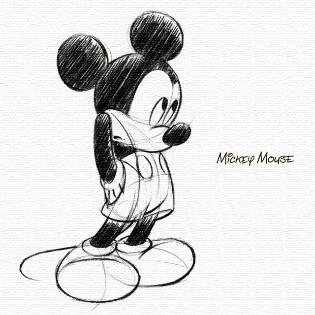 元のイラスト ペア 画 キャラクター ただのディズニー画像