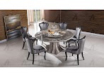 Marble Round Dining Table Set : Home Decoration Round Marble Dining Room Table / Glass and marble round dining table set with 4 chairs.