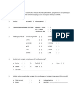 Contoh Borang Soal Selidik Geografi Sisa Domestik