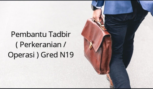 Anda akan dipanggil melalui email atau sms jika anda terpilih. Soalan Peperiksaan Pembantu Tadbir Perkeranian Operasi Gred N19 Kerjaya Kerajaan