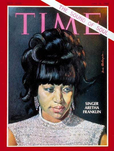 Aretha Franklin sulla copertina del Time magazine