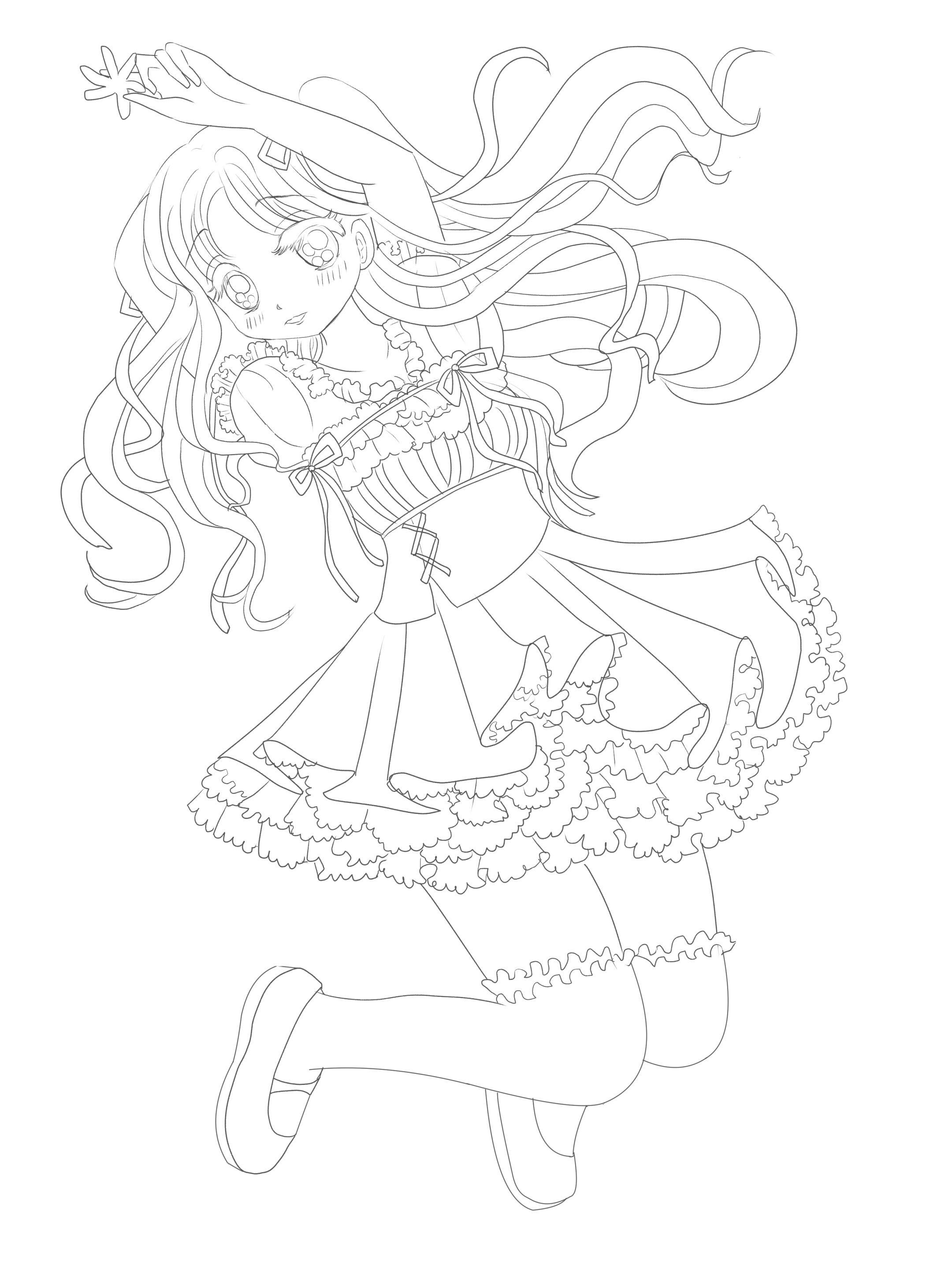 最も欲しかった コピック 女の子 塗り絵