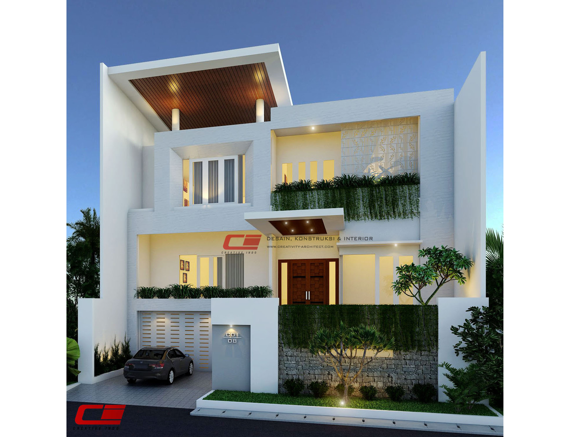  Desain  Rumah  Dengan Garasi Bawah  Tanah  Desain  Rumah 