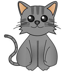 美しい花の画像 新鮮な子猫 イラスト