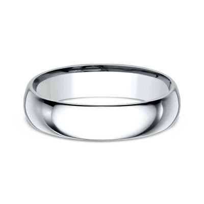 Triton men's titanium ring, comfort fit wedding band, $150. Mens 10k White Gold 5mm Comfort Fit Wedding Band Jcpenney