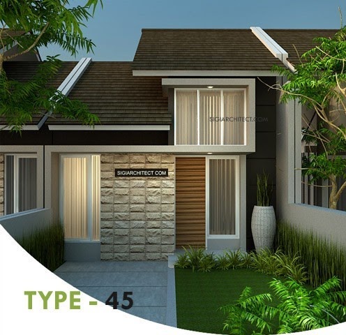 Desain Interior Rumah  Minimalis  Tampak Depan Gambleh f