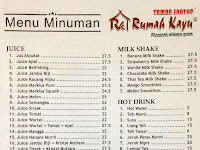 Harga Makanan Rumah Kayu Serpong