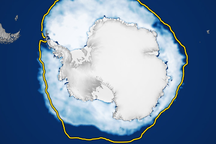 Exceptionally Low Antarctic Sea Ice